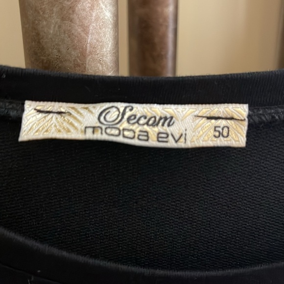 Beautiful Black Amore Dress With pockets and Long Elegant - Picture 2 of 8